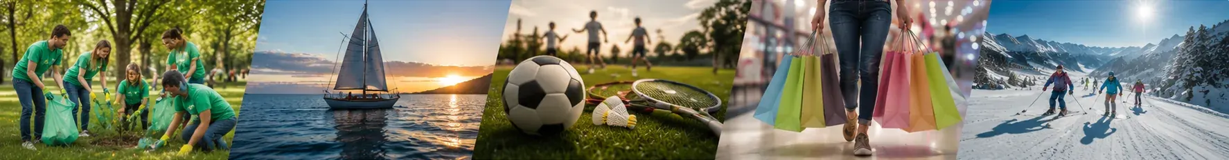 Activités CSE : solidarité, voile, sport, shopping et ski